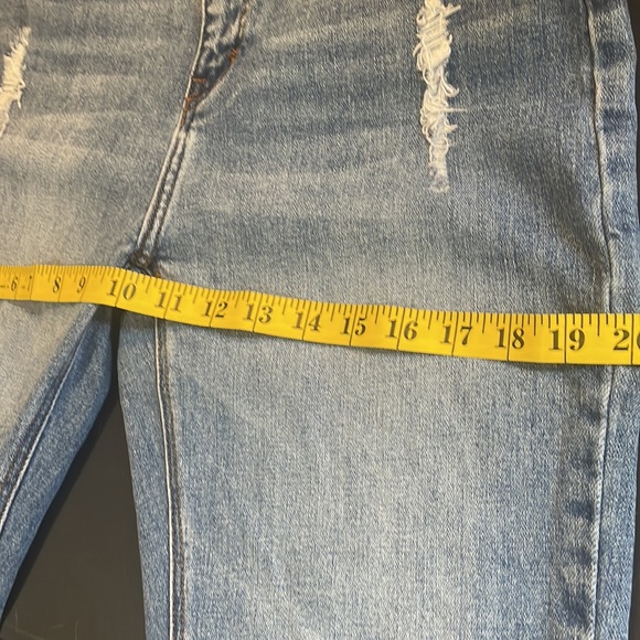 I & M Black Label High Rise Blue Denim Jeans, size 9, Mom Jeans, - Picture 9 of 12